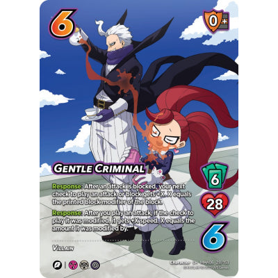Gentle Criminal, 28/153, CH, UniVersus, MHA06 Jet Burn