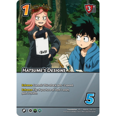Hatsume's Designs, 148/153, XR-C, UniVersus, MHA06 Jet Burn