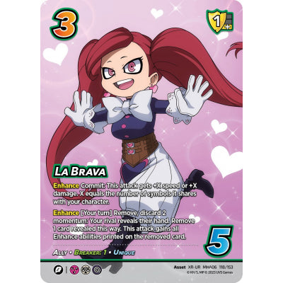 La Brava, 118/153, XR-UR, UniVersus, MHA06 Jet Burn