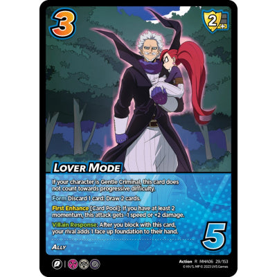 Lover Mode, 29/153, R, UniVersus, MHA06 Jet Burn