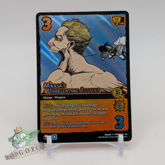 Mikasa's Unrelenting Assault (P PROMO24 66)