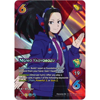 Momo Yaoyorozu, 10/17, CH-ALT, UniVersus, MHA06 Jet Burn