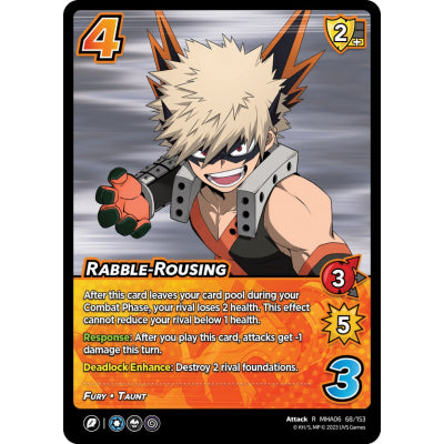 Rabble-Rousing, 68/153, R, UniVersus, MHA06 Jet Burn