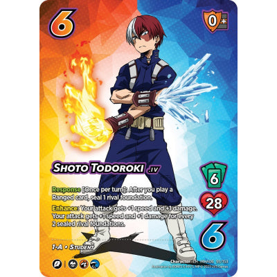 Shoto Todoroki, 91/153, CH, UniVersus, MHA06 Jet Burn
