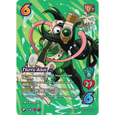 Tsuyu Asui, 100/153, XR-CH, UniVersus, MHA06 Jet Burn