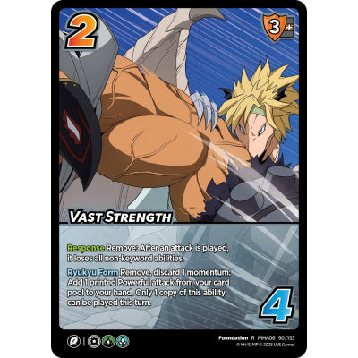 Vast Strength, 90/153, R, UniVersus, MHA06 Jet Burn