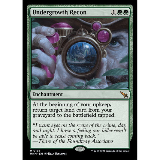 Undergrowth Recon mythic 181 Magic the Gathering Murders at Karlov Manor