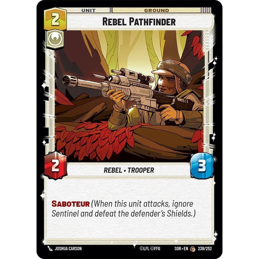 Rebel Pathfinder, 239, C, Star Wars Unlimited, Sparks Of Rebellion