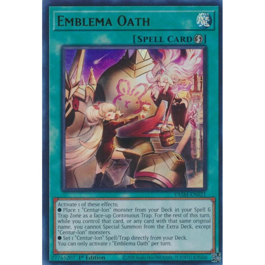 Emblema Oath VASM-EN021 Ultra Yu-Gi-Oh Valiant Smashers