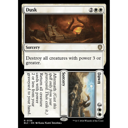 Dusk // Dawn, 138, rare, Magic: The Gathering, Bloomburrow