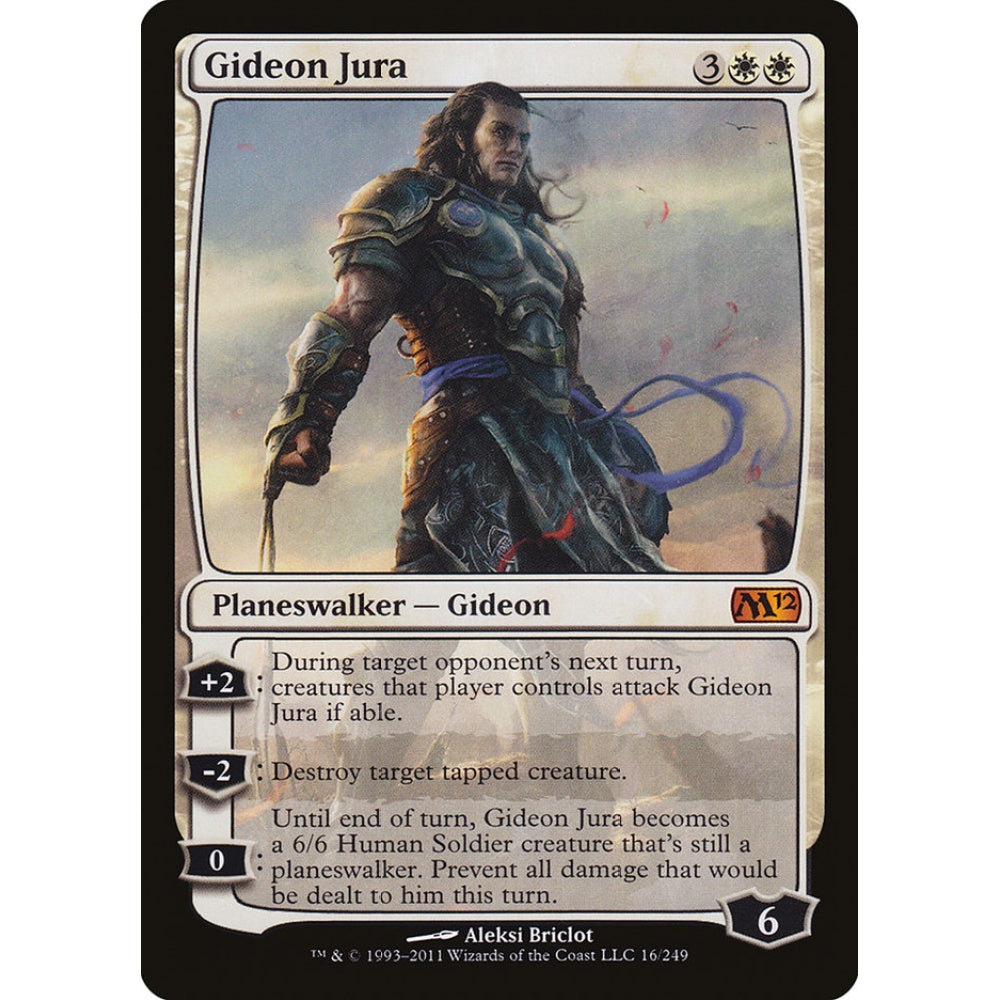 Gideon Jura mythic 16 Magic the Gathering Magic 2012