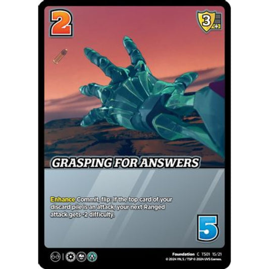 Grasping For Answers, 15/21, C, UniVersus, Cowboy Bebop & Trigun Stampede