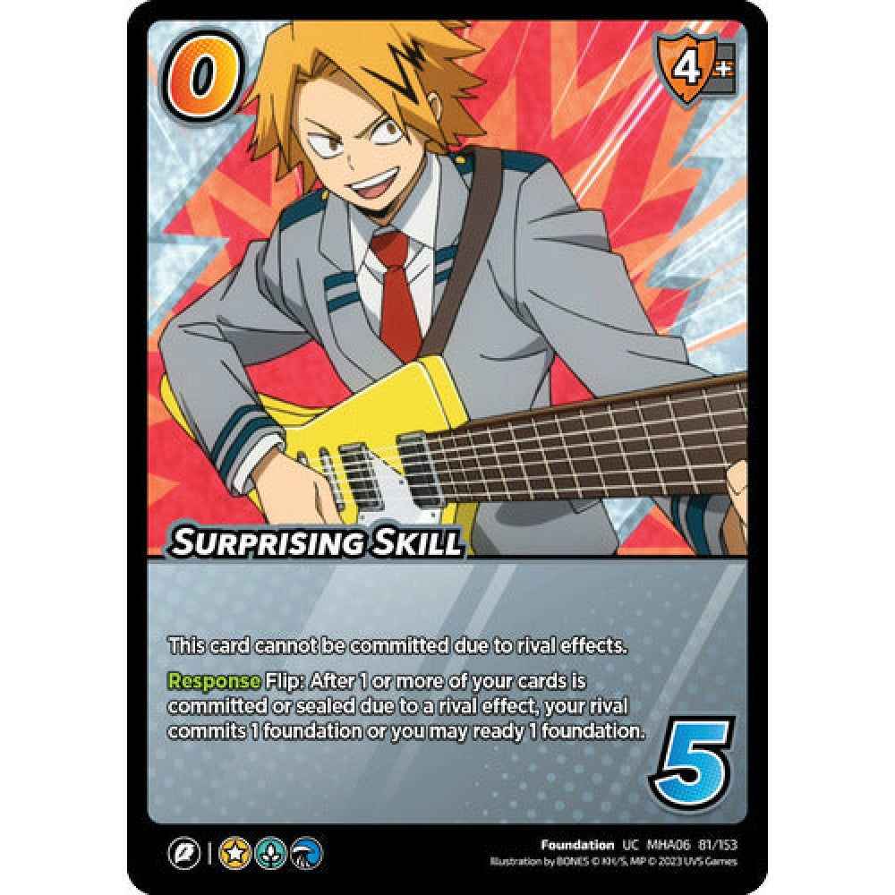 Surprising Skill, 81/153, UC, UniVersus, MHA06 Jet Burn