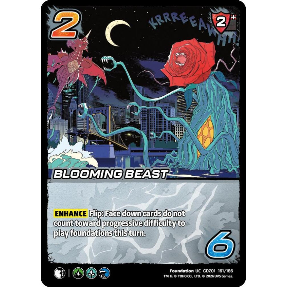 Blooming Beast GDZ01 161/186 GDZ01 Universus Godzilla: Reign of Kaiju Foundation UC