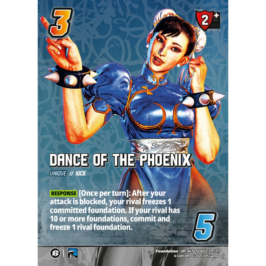 Dance of the Phoenix 14/21 SF602 Universus Street Fighter 6: Challanger Series Chun-Li&Jamie Foundation UR-ALT