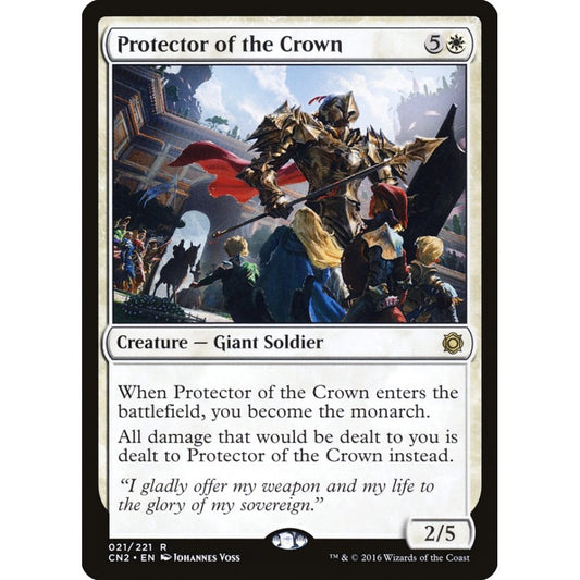Protector of the Crown rare 21 Magic the Gathering Conspiracy: Take the Crown