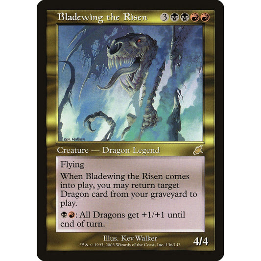 Bladewing the Risen rare 136 Magic the Gathering Scourge
