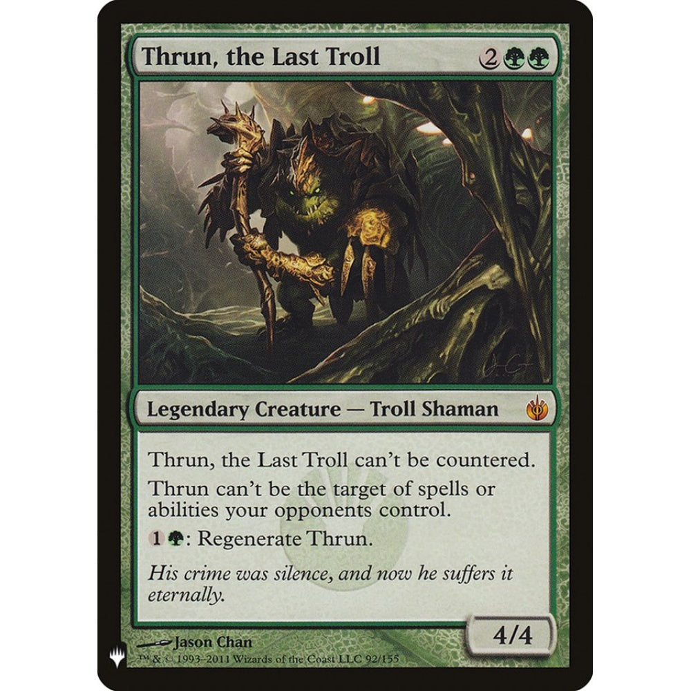 Thrun, the Last Troll mythic MBS-92 Magic the Gathering The List
