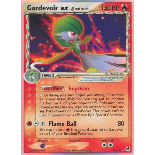 Gardevoir ex Rare Holo ex 93/101 Pokemon Card Game EX Dragon Frontiers