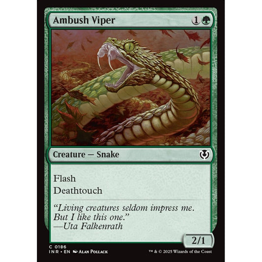 Ambush Viper, 186, common, Magic: The Gathering, Innistrad Remastered