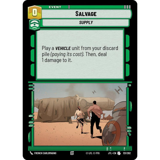 Salvage, U, JTL 121), Star Wars Unlimited