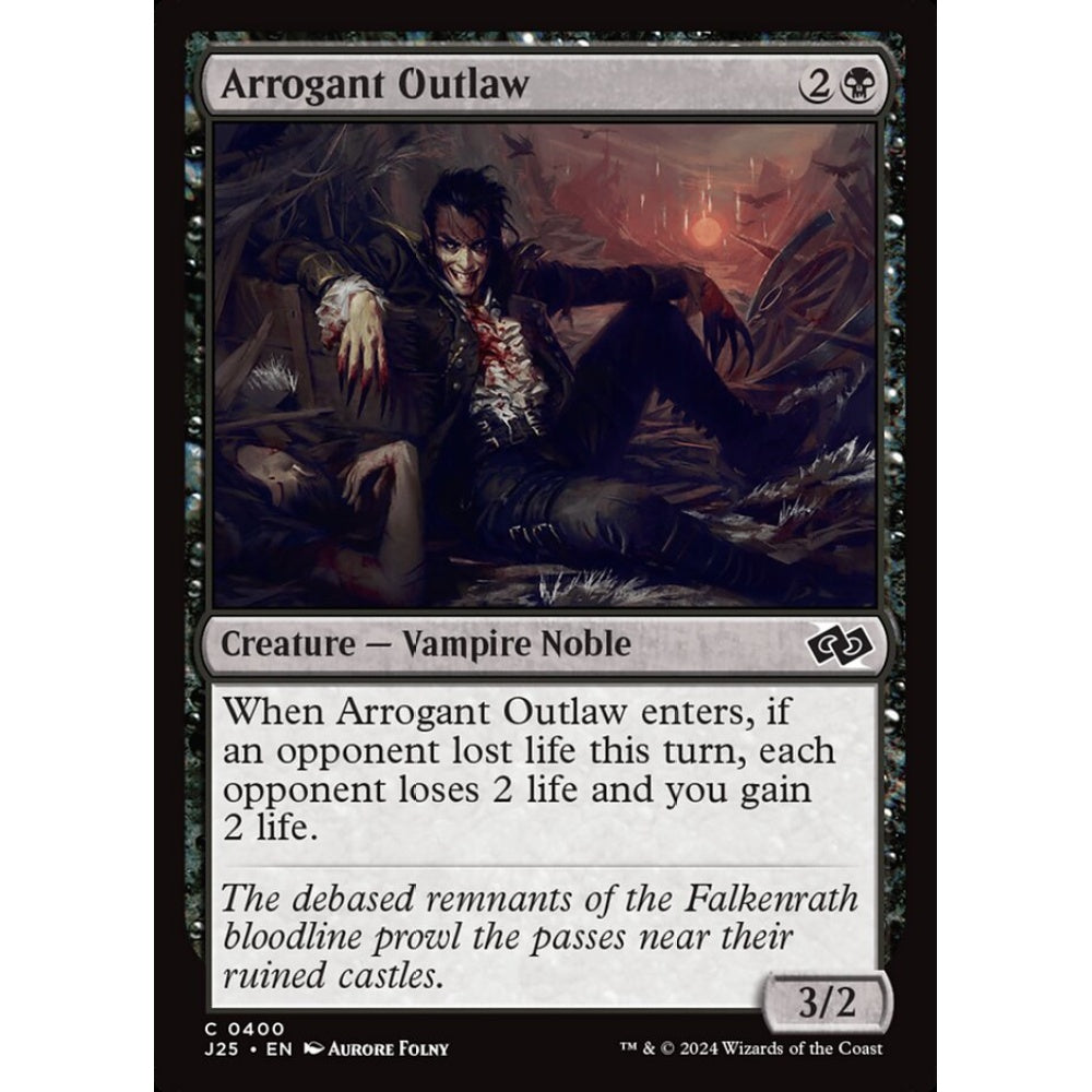 Arrogant Outlaw, 400, common, Magic: The Gathering, Foundations Jumpstart