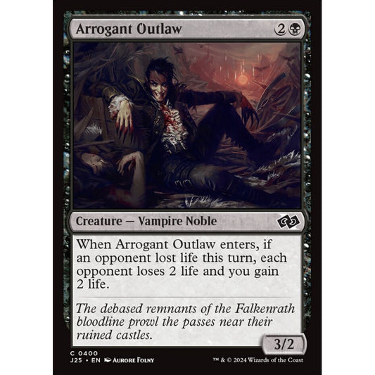 Arrogant Outlaw, 400, common, Magic: The Gathering, Foundations Jumpstart
