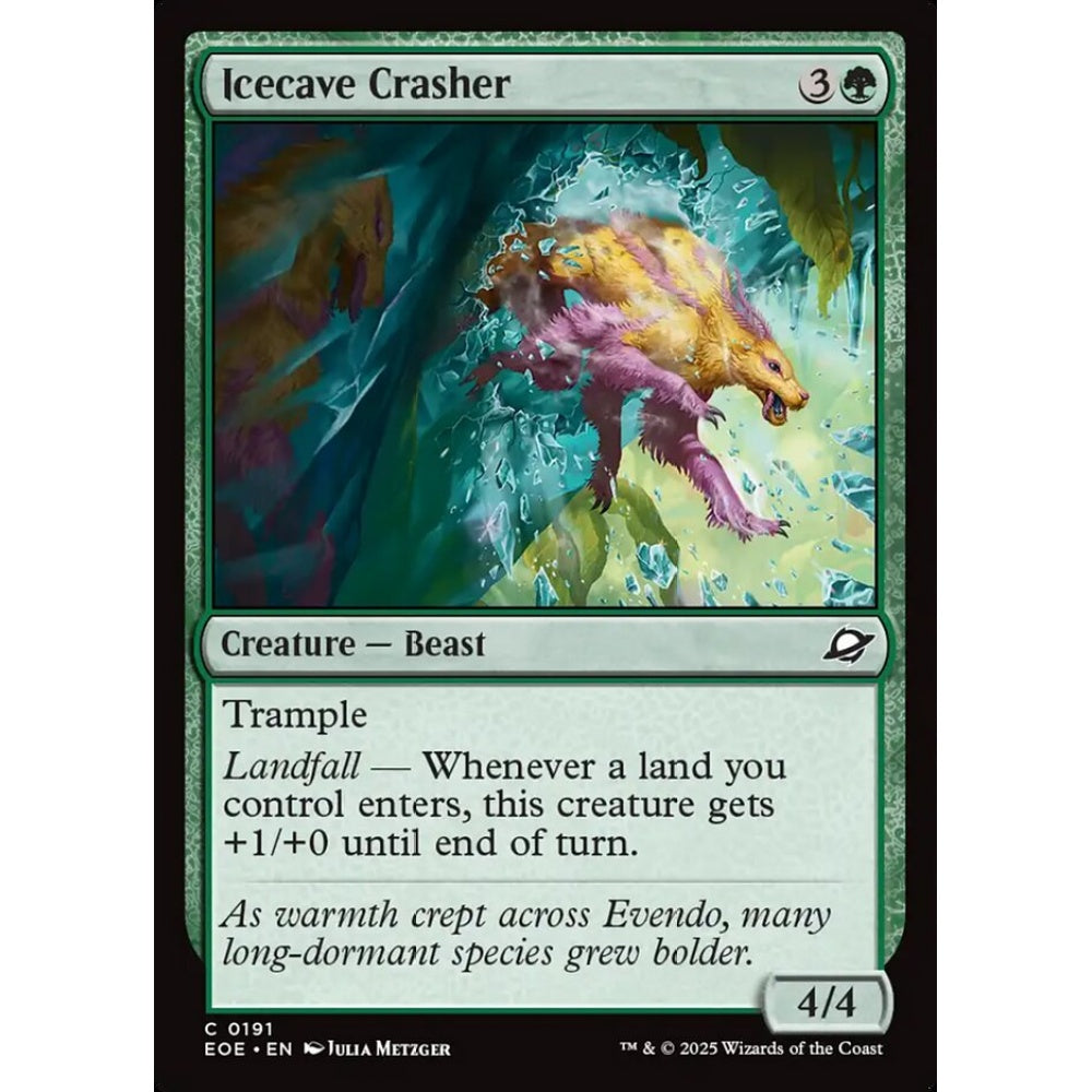 Icecave Crasher common 191 Magic the Gathering Edge of Eternities