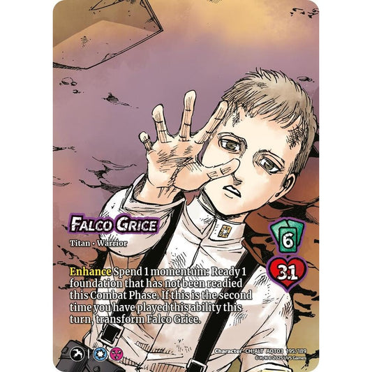 Falco Grice // Jaw Titan, Flying Form 195/189 AOT03 Universus Attack on Titan: Apocalypse Character CH-ALT