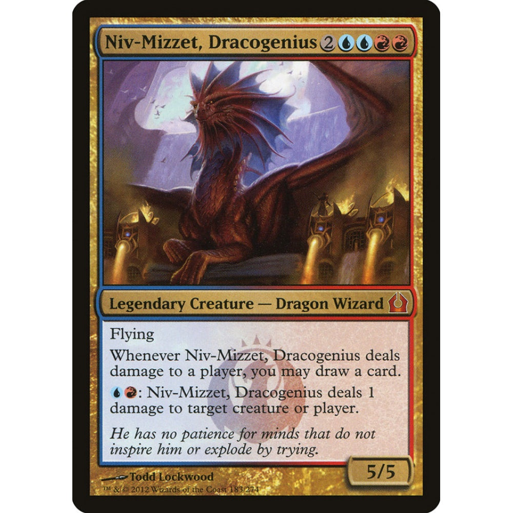 Niv-Mizzet, Dracogenius mythic 183 Magic the Gathering Return to Ravnica