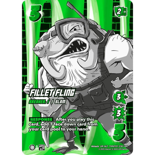 Fillet Fling 230/186 TMNT01 Universus Teenage Mutant Ninja Turtles Attack UR-ALT