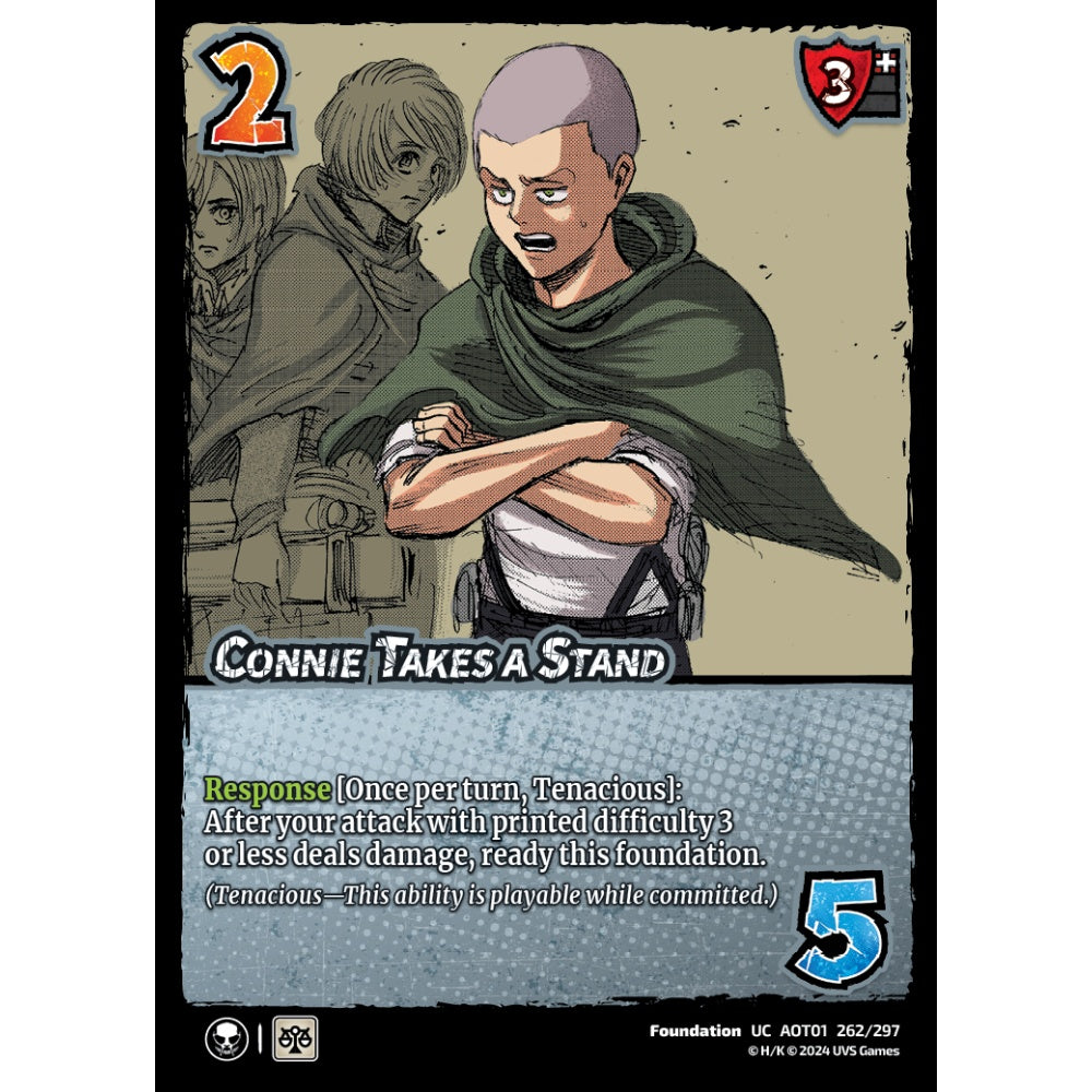 Connie Takes a Stand, 262/297, UC, UniVersus, Attack on Titan: Battle for Humanity