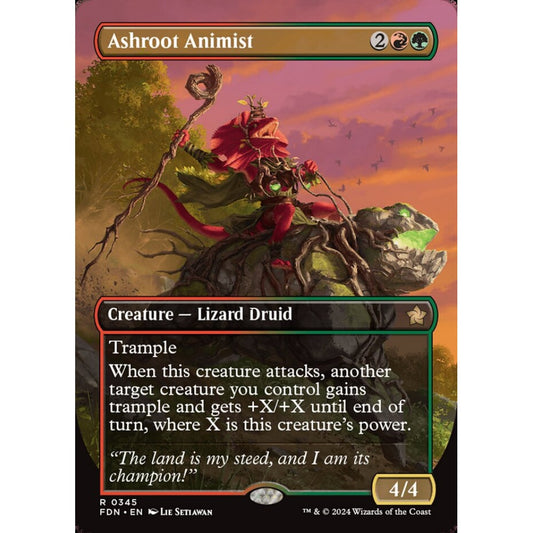 Ashroot Animist, 345, rare, Magic: The Gathering, Foundations