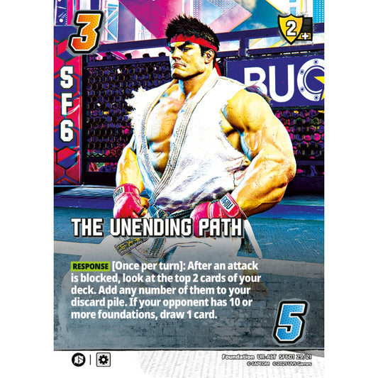 The Unending Path 20/21 SF601 Universus Street Fighter 6: Challanger Series Ryu&Luke Foundation UR-ALT