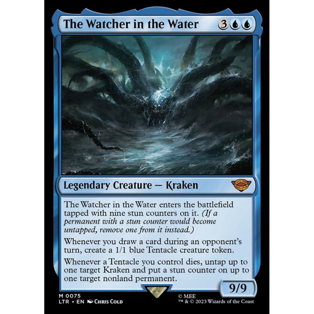The Watcher in the Water, mythic, 75, Magic the Gathering, The Lord of the Rings: Tales of Middle-earth