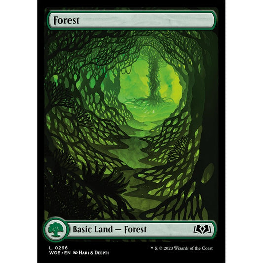 Forest, common, 266, Magic the Gathering, Wilds of Eldraine