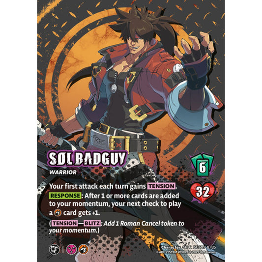 Sol Badguy 8/85 Universus Card Game Guilty Gear -Strive- CH Non-Foil