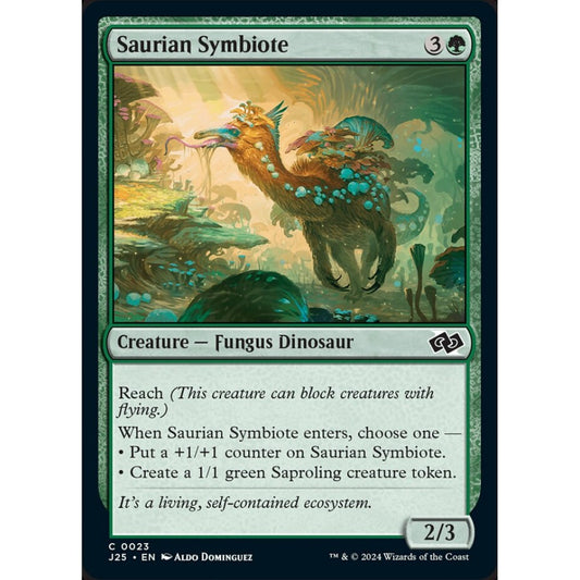 Saurian Symbiote, 23, common, Magic: The Gathering, Foundations Jumpstart