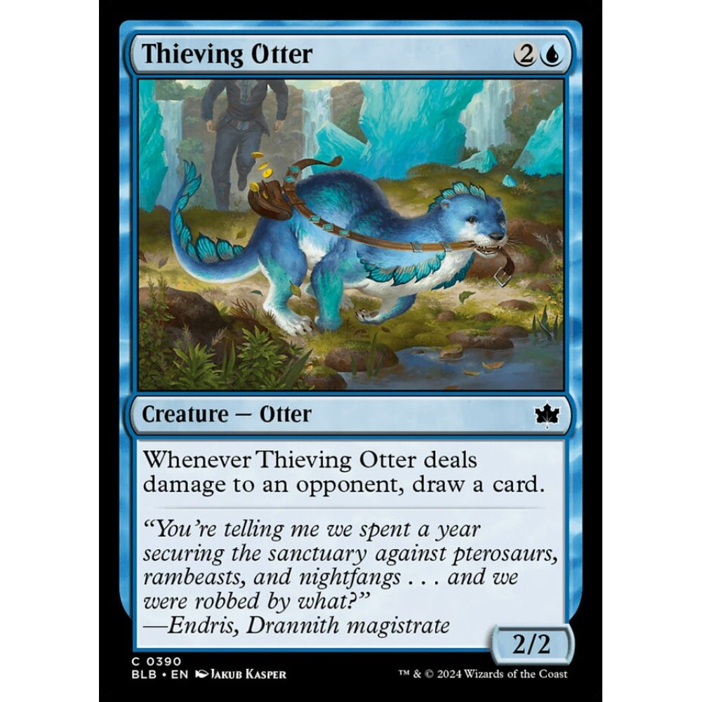 Thieving Otter, 390, common, Magic: The Gathering, Bloomburrow