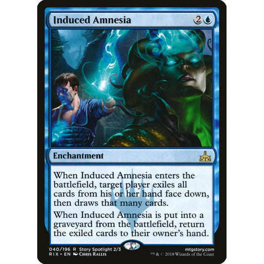 Induced Amnesia rare 40 Magic the Gathering Rivals of Ixalan