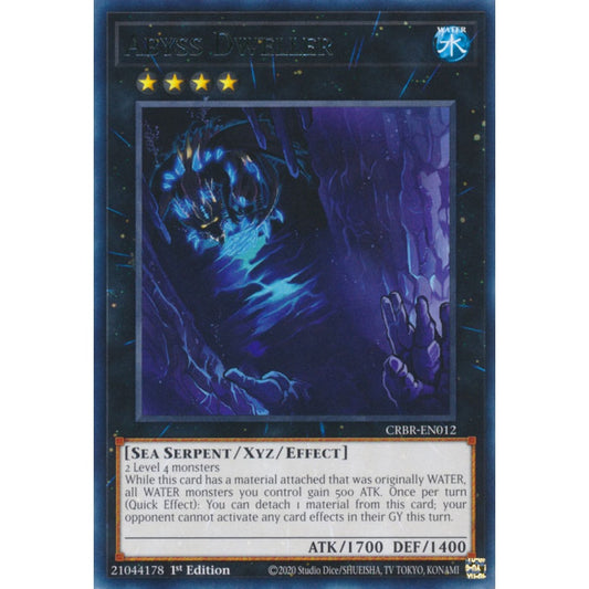 Abyss Dweller RA02-EN033 QCR Quarter Century Secret Rare Yu-Gi-Oh 25th Anniversary Rarity Collection II in Art