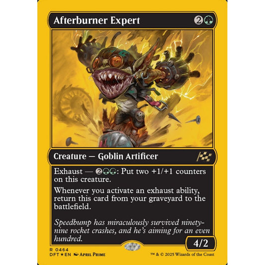 Afterburner Expert, 464, rare, Magic: The Gathering, Aetherdrift