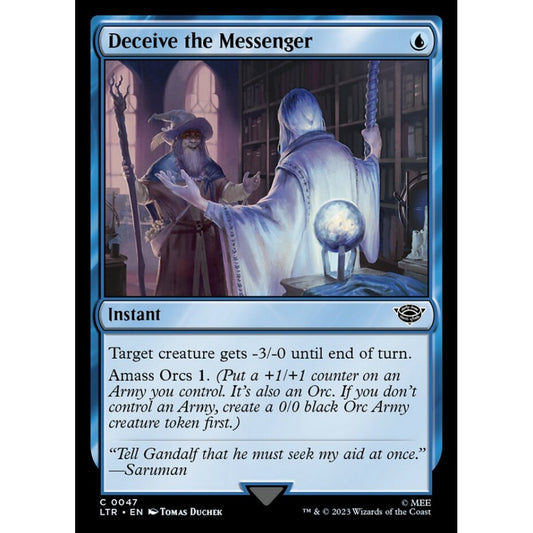 Deceive the Messenger, common, 47, Magic the Gathering, The Lord of the Rings: Tales of Middle-earth
