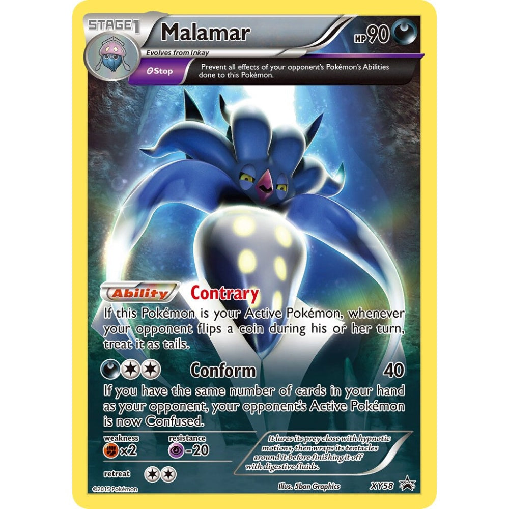 Malamar Promo XY58 Pokemon Card Game XY Promos