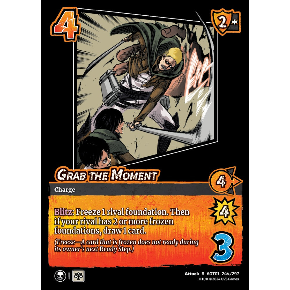 Grab the Moment, 244/297, R, UniVersus, Attack on Titan: Battle for Humanity