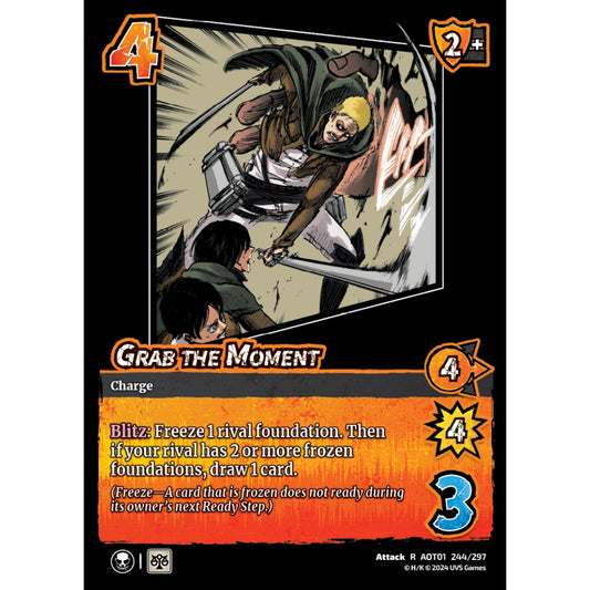 Grab the Moment, 244/297, R, UniVersus, Attack on Titan: Battle for Humanity