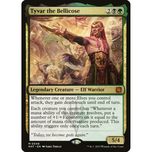 Tyvar the Bellicose mythic 48 Magic the Gathering March of the Machine: The Aftermath