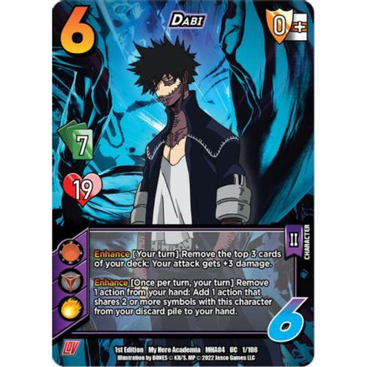Dabi, 001/108, UC, UniVersus, MHA04 League of Villains