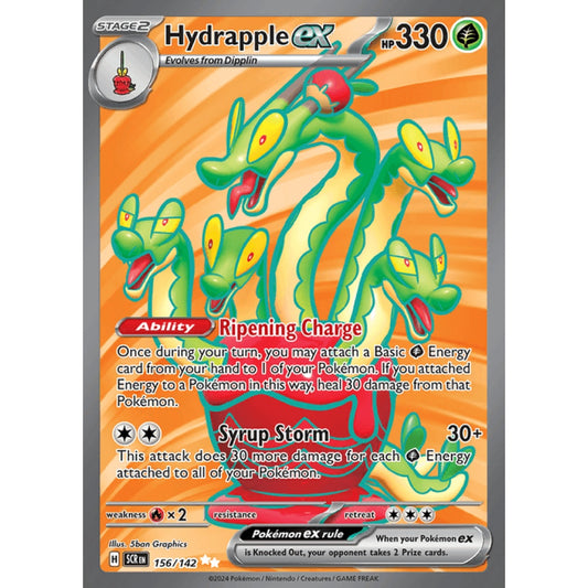 Hydrapple ex Full Art 156/142 Pokemon Card Game Stellar Crown