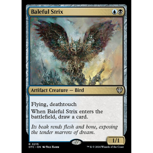 Baleful Strix, 215, rare, Magic: The Gathering, Outlaws of Thunder Junction